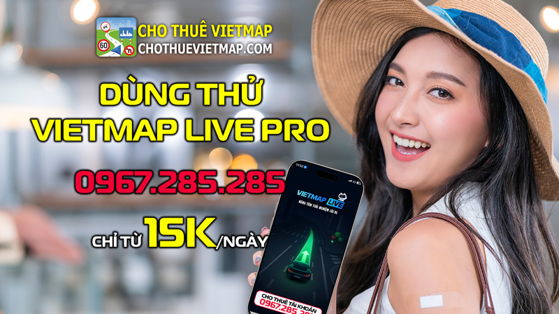 dùng thử vietmap live pro